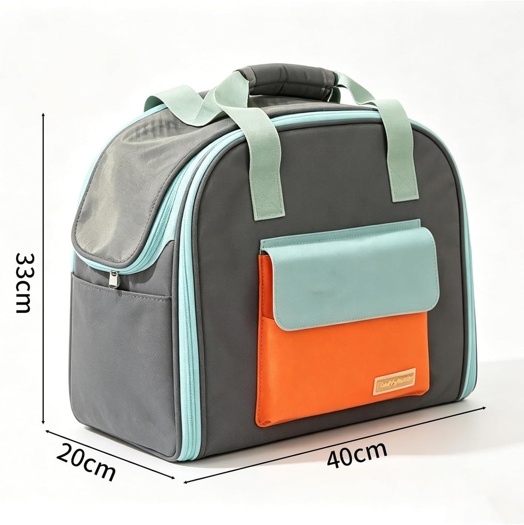 Erweiterbar Katzentransporttasche, Katzen Rucksack mit Netzfenster, Transportbox Katze mit Taschen,