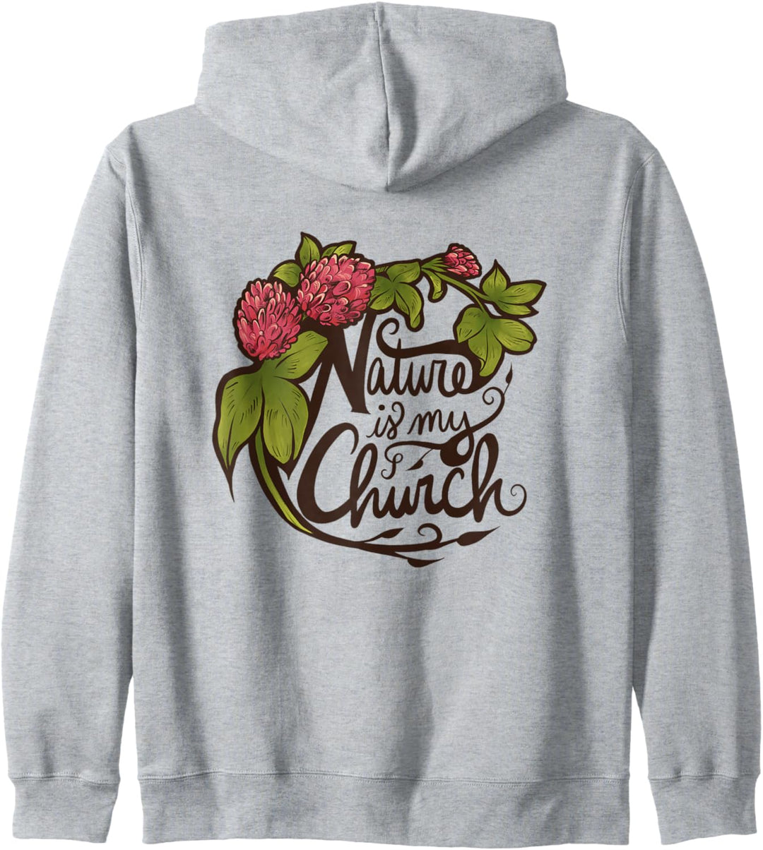 Nature is my church Floral Gardening pagan Kapuzenjacke