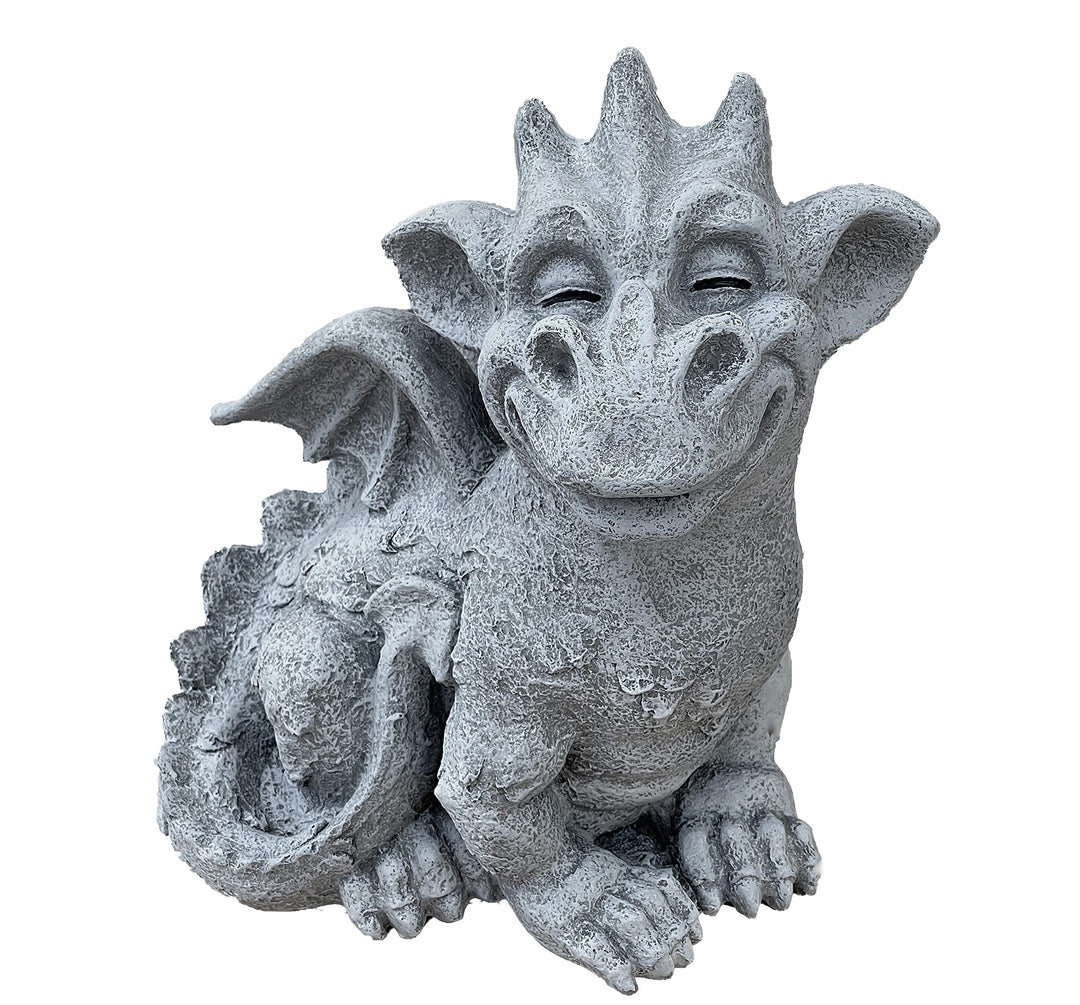 Stone and Style Steinfigur grosser Drache Cristiano frostfest wetterfest Gartenfigur