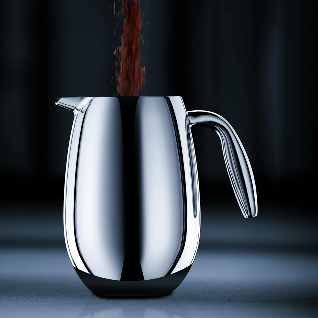 Bodum Doppelwandiger French Press Columbia - 1,5L / 12 Tassen - Edelstahl Matt - Spülmaschinenfest K