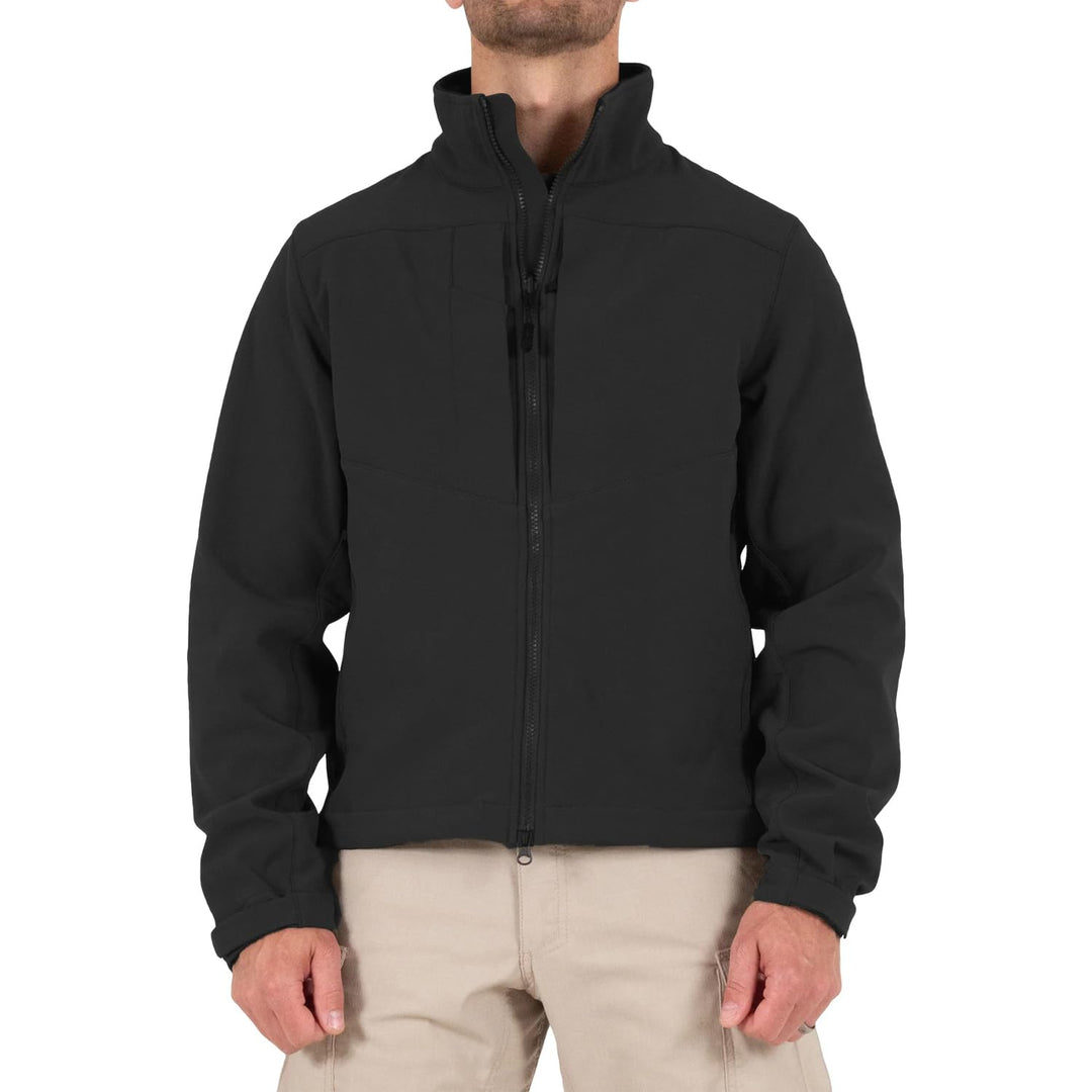 First Tactical Herren Tactix Series Softshell Duty Jacke Schwarz Large / Regular, Schwarz Large / Re