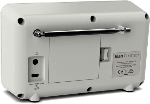 Pure Elan Connect tragbares DAB+ Radio mit Bluetooth 5.0 (DAB/DAB+ & UKW Radio, TFT Farbdisplay, 20