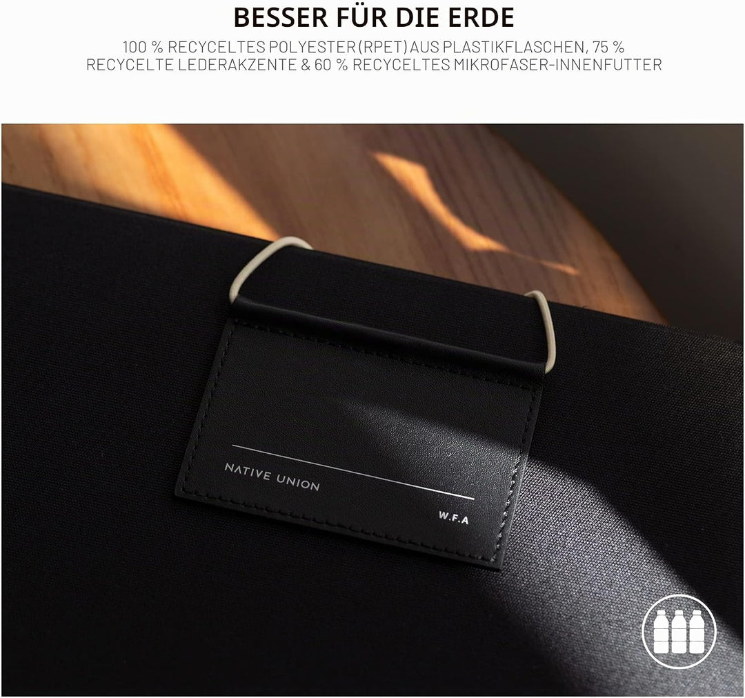 Native Union W.F.A iPad Folio - Minimalistischer und faltbarer iPad-Ständer samt Hülle aus recycelte