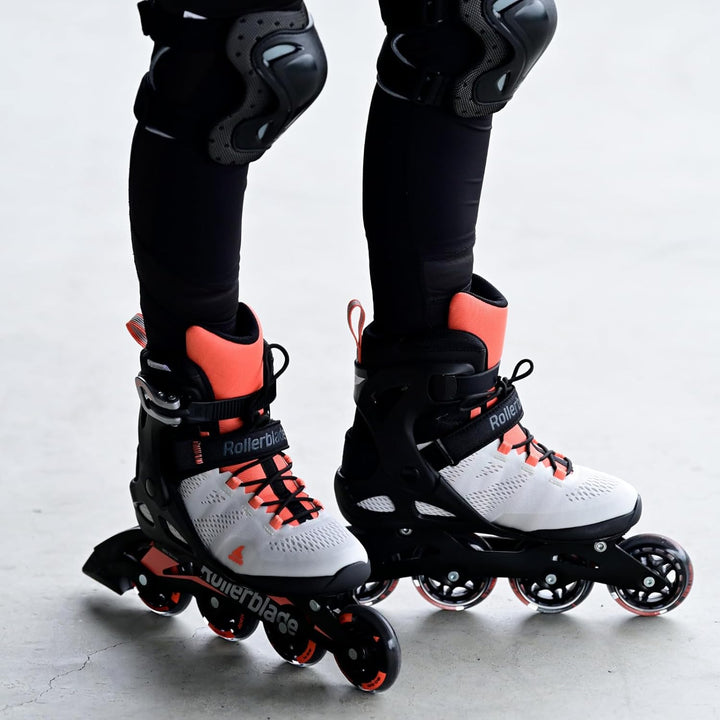 Rollerblade Damen Macroblade 80 38.5 glacier grey-coral (07100700-R50), 38.5 glacier grey-coral (071