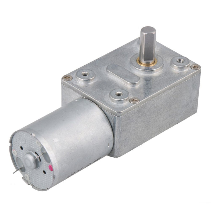 BQLZR DC 12V 2RPM Quadratisch hohe Drehmomente Turbo Schnecken Getriebe Motor Rechtwinklig Getriebem
