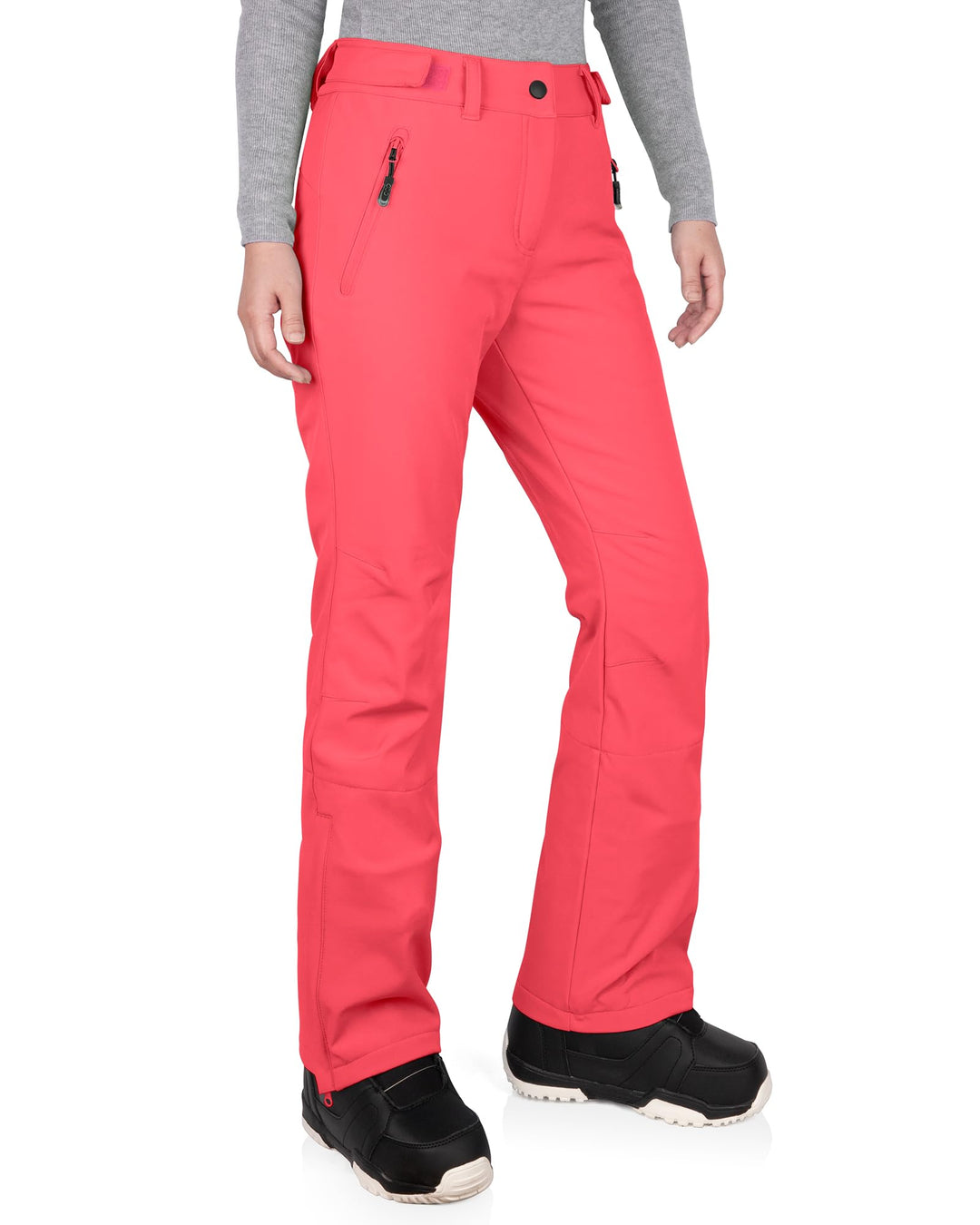 33,000ft Damen Skihose Outdoorhose Wasserdicht Winddichte Softshellhose Warme Gefütterte Trekkinghos