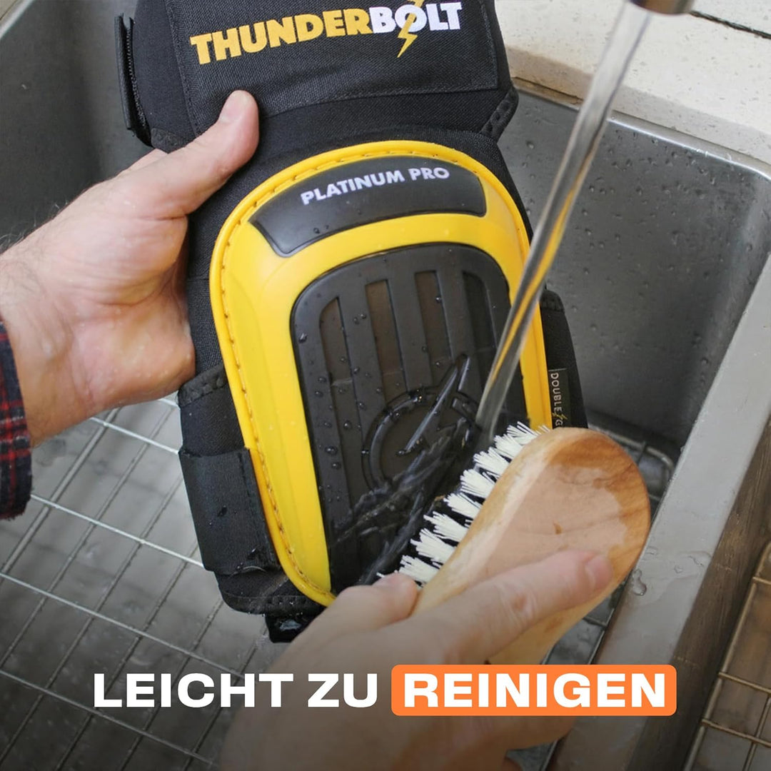 Thunderbolt® Knieschoner Professioneller Knieschützer mit komfortablem Gelkissen Knieschoner Fliesen