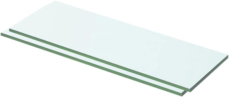 vidaXL 2X Regalboden Glas Glasboden Glasscheibe Glasplatte Regalbrett Ersatz Platte Glasscheibe für