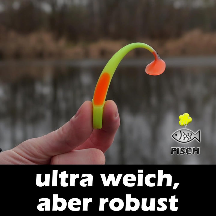 Gummifische 7,5cm 10cm 13cm - Zanderköder Gummifisch Zander Köder Gummifische Set Barschköder Barsch