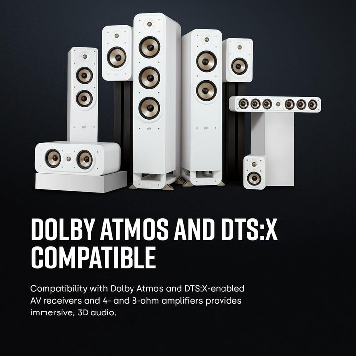 Polk Audio Signature Elite ES60 hochauflösender HiFi Standlautsprecher fürs Heimkino, Hi-Res Zertifi