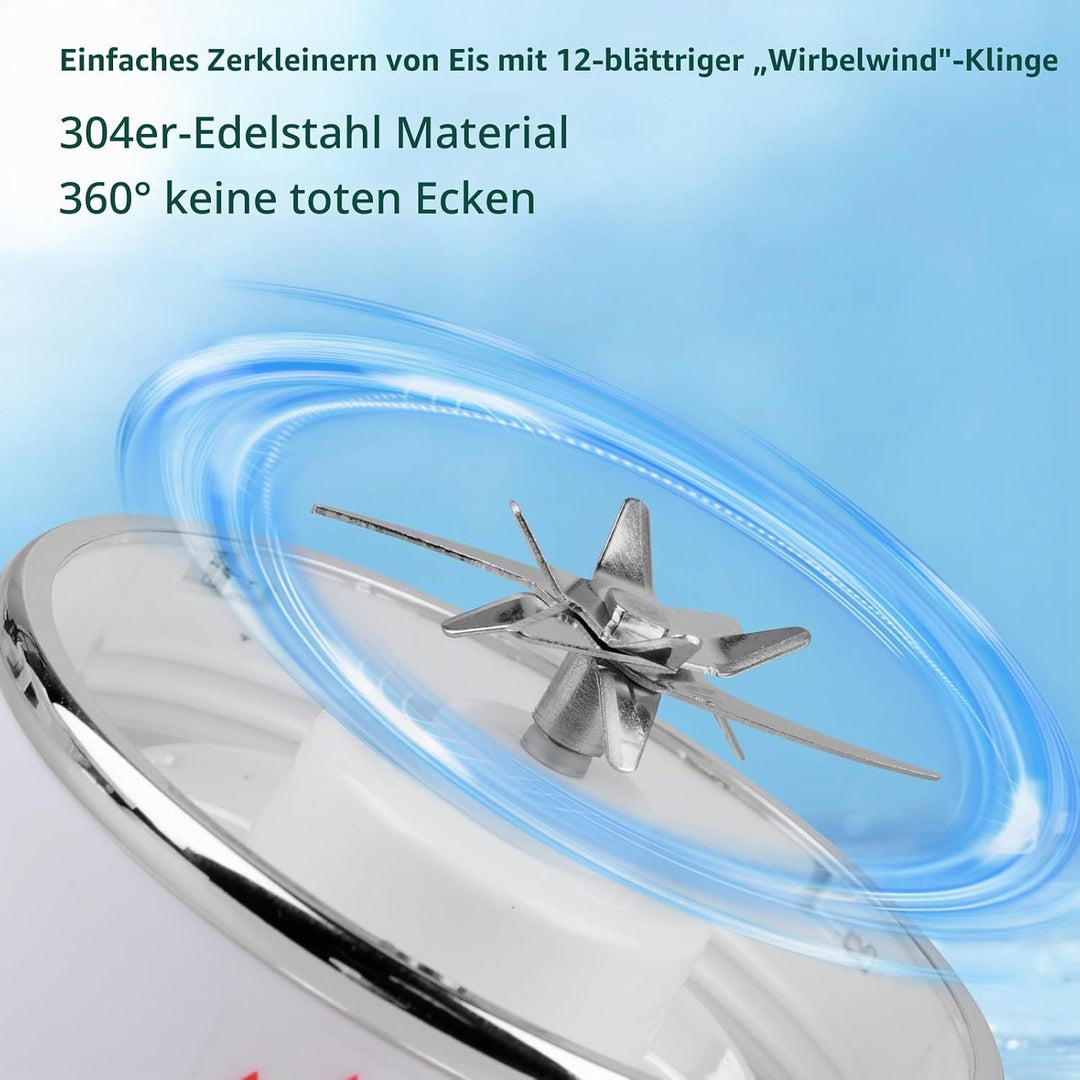 Tragbarer Mixer 700ml Smoothie Maker, Mini Smoothie Mixer Standmixer Smoothie-Maker To Go Portable B
