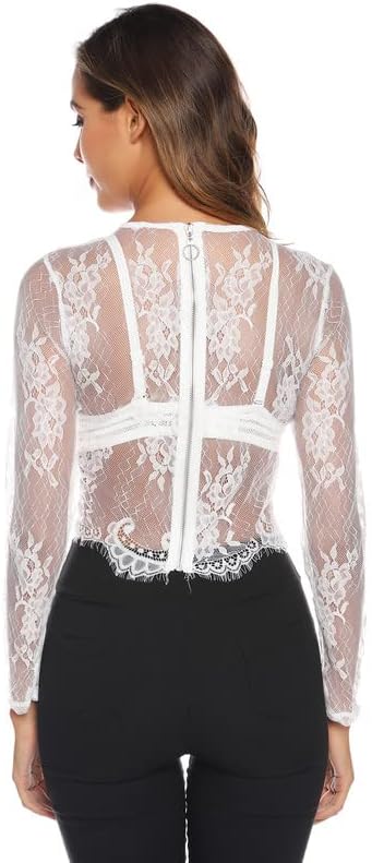 Wayleb Dirndl Bluse Damen Sexy Spitzen Oberteile Oktoberfest Trachtenbluse Damen Dirndlbluse Spitze