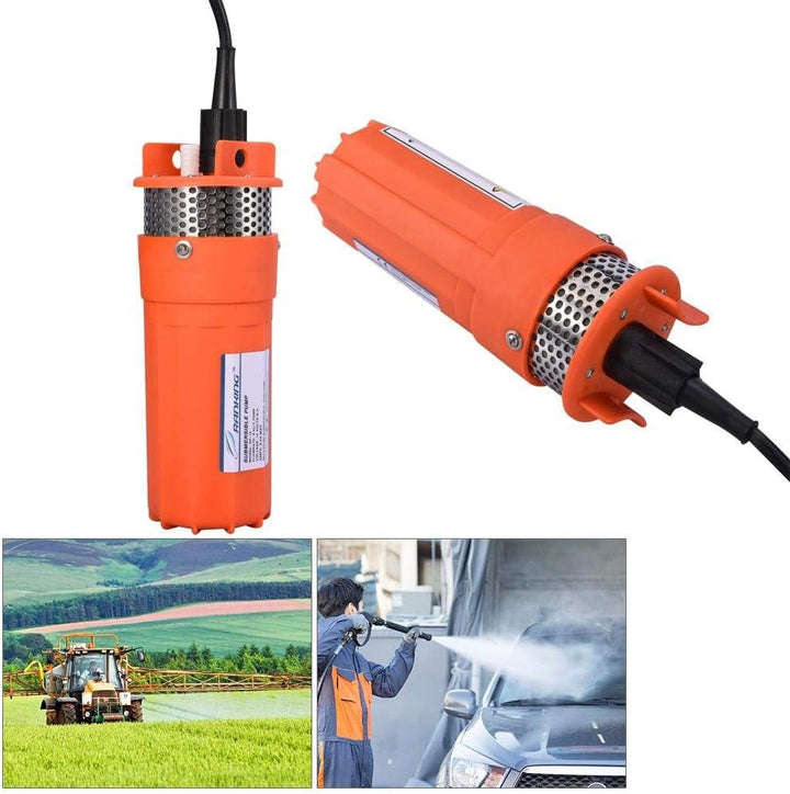 12V Solarbetriebene Tauchpumpe 150W Tief Wasser Lager Brunnen Wasserpumpe Solar-Wasserpumpe 6,5 l/mi