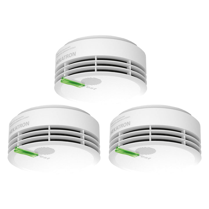 Hekatron 31-5000020-13-01 Rauchmelder Genius PLUS mit integrierter Batterie (10 Jahre Lebensdauer) –