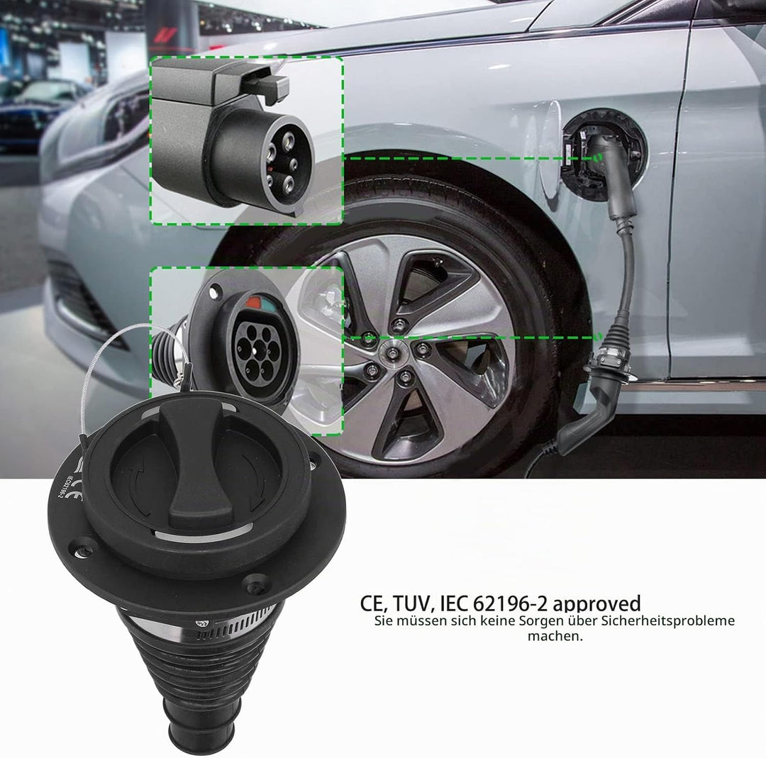 Typ 2 EV-Ladesteckdose New Energy Vehicles Ladesteckdose Typ 2 Dreiphasig 480 V 16 A 32 A Universal