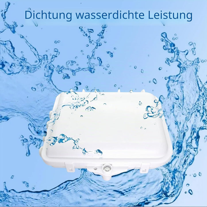 FTTH Faserverteiler-Box, 12 Kerne, Polypropylen, wasserdicht, enthält 1 x FTTH-Glasfaser-Verteilerbo
