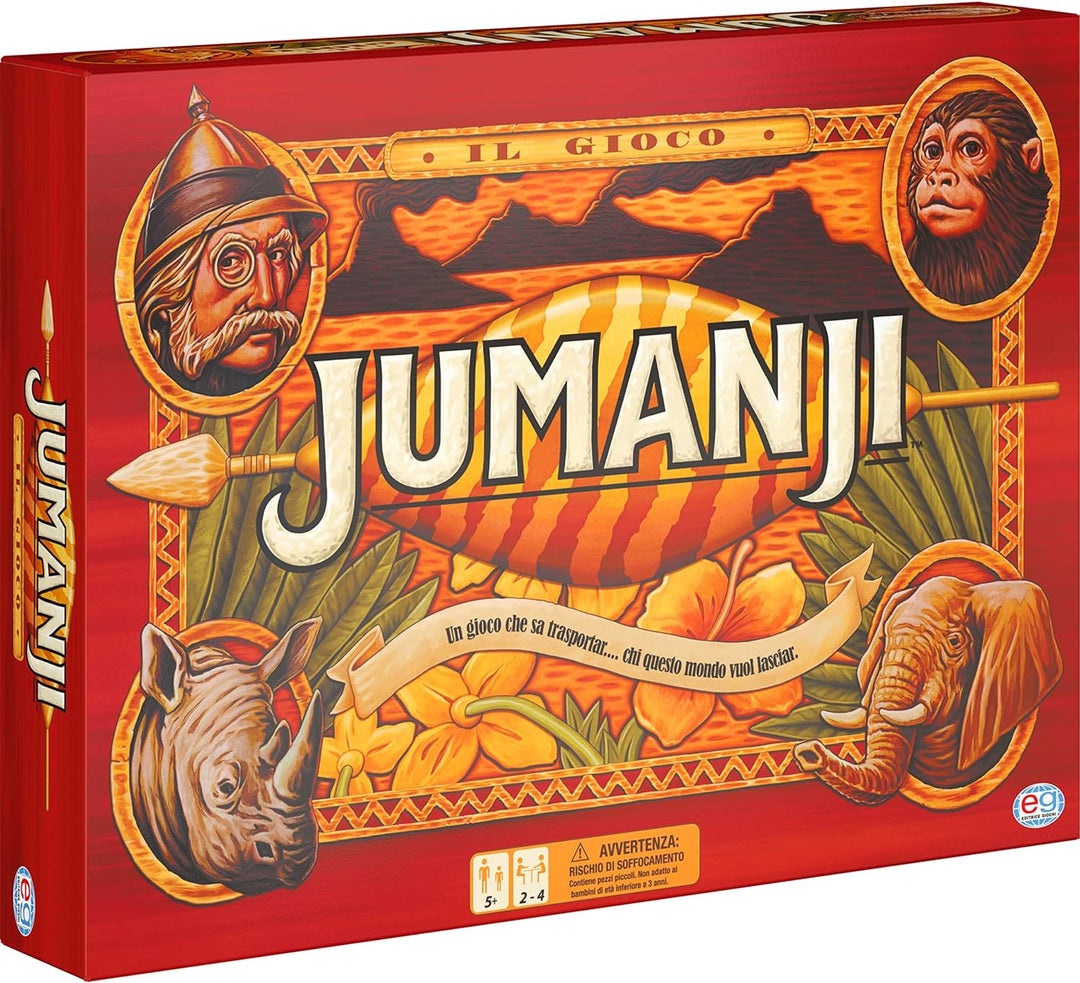 Spin Master - CGI ADG Jumanji The Game EIT, Mehrfarbig, 6045570 aus Pappe, aus Pappe