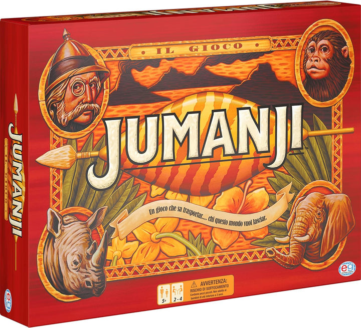 Spin Master - CGI ADG Jumanji The Game EIT, Mehrfarbig, 6045570 aus Pappe, aus Pappe