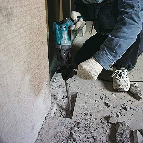 Makita HR2470 Bohrmaschine + Bohrer & Meisselset, 780 W, 220 V Blau