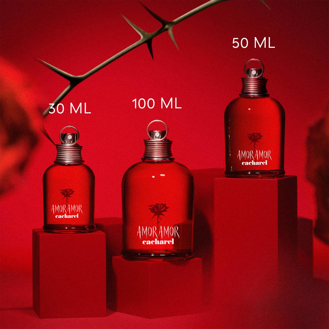 Cacharel Amor Amor Parfüm für Damen, Eau de Toilette Spray, Langanhaltend, Fruchtig-blumiger Frauen