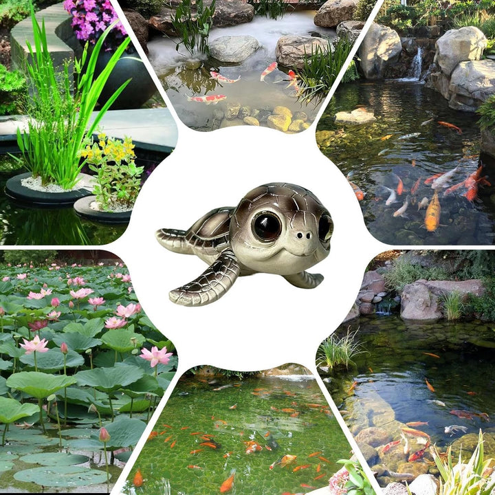 Schildkröten-Miniatur, Sammlerfigur, Dekoration, Mini-Gartenskulptur, Schildkrötentier, für Mutterta