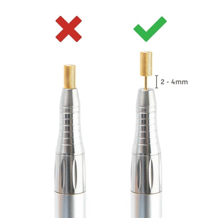 Emmi Nail Fräser I Elektrischer Fräser für Gelnägel I Elektrische Nagelfeile I Entfernt Gel & Lack (