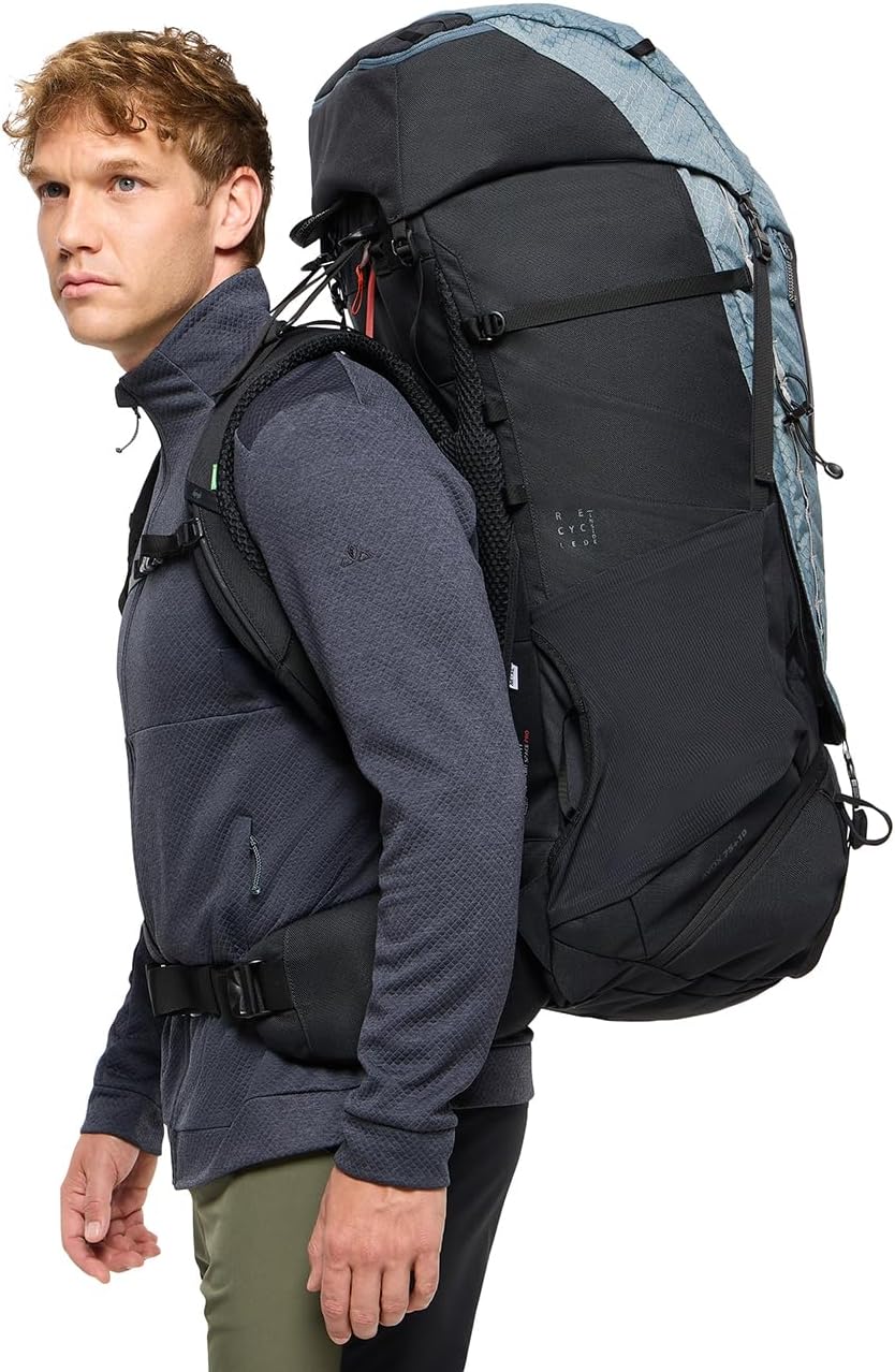 VAUDE Avox 75+10 Liter, Trekkingrucksack, heron, Einheitsgrösse Einheitsgrösse Heron, Einheitsgrösse