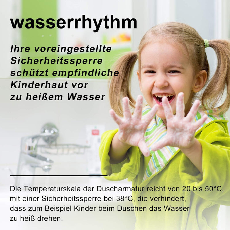 Thermostatarmatur Thermostat Brausebatterie Duscharmatur Duschthermostat Mischbatterie Dusche mit 38
