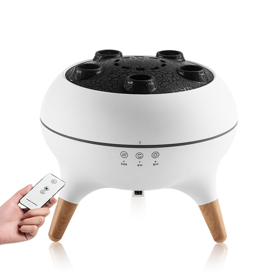 ThreeH 3-in-1 Quallen Diffuser Luftbefeuchter Mit 7 Farben Led Fernbedienung für Homeoffice Yoga Zim