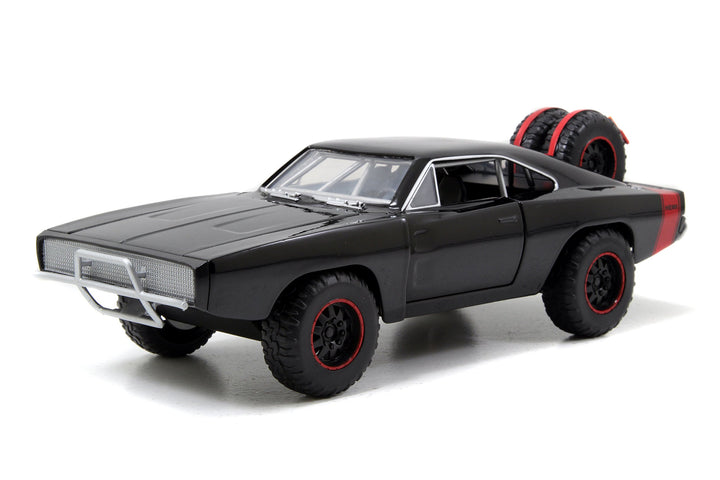 Jada Toys Fast & Furious Dom's 1970 Dodge Charger Offroad, Auto, Tuning-Modell im Massstab 1:24, zu