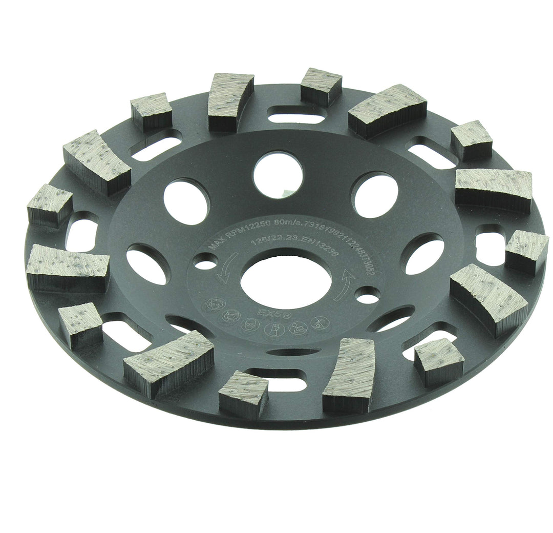 Diamant Topfschleifer ABRASIV CUP SPEZIAL 125x22,23mm für Abrasive Materialien, weicher Kalksandstei
