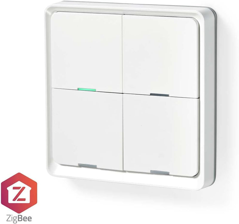 Nedis ZBWS40WT Smartlife WiFi Wandschalter, Weiss