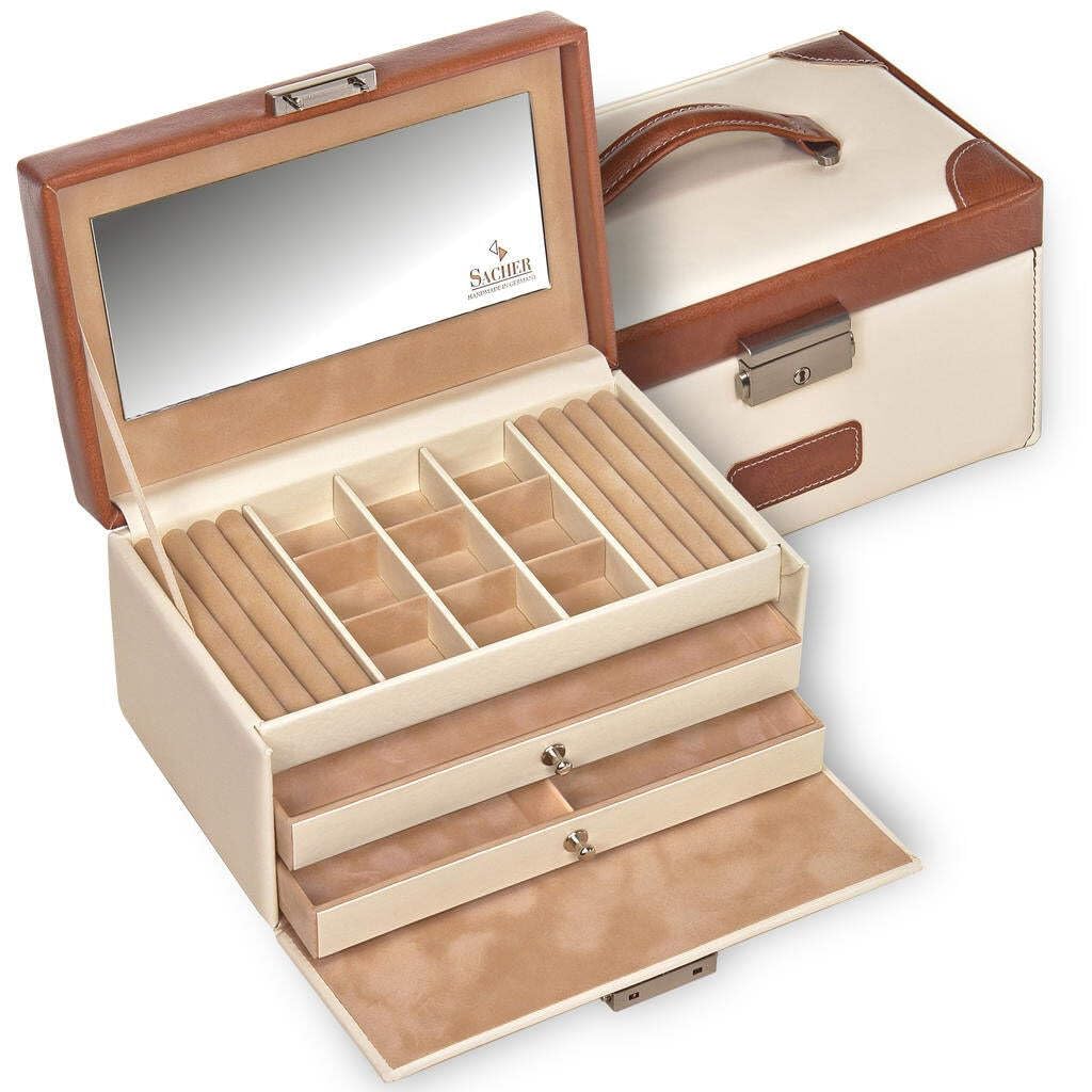 SACHER Schmuckkasten Elly travel/cream, Cream