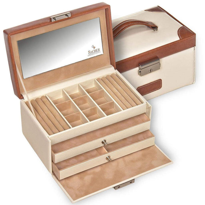 SACHER Schmuckkasten Elly travel/cream, Cream