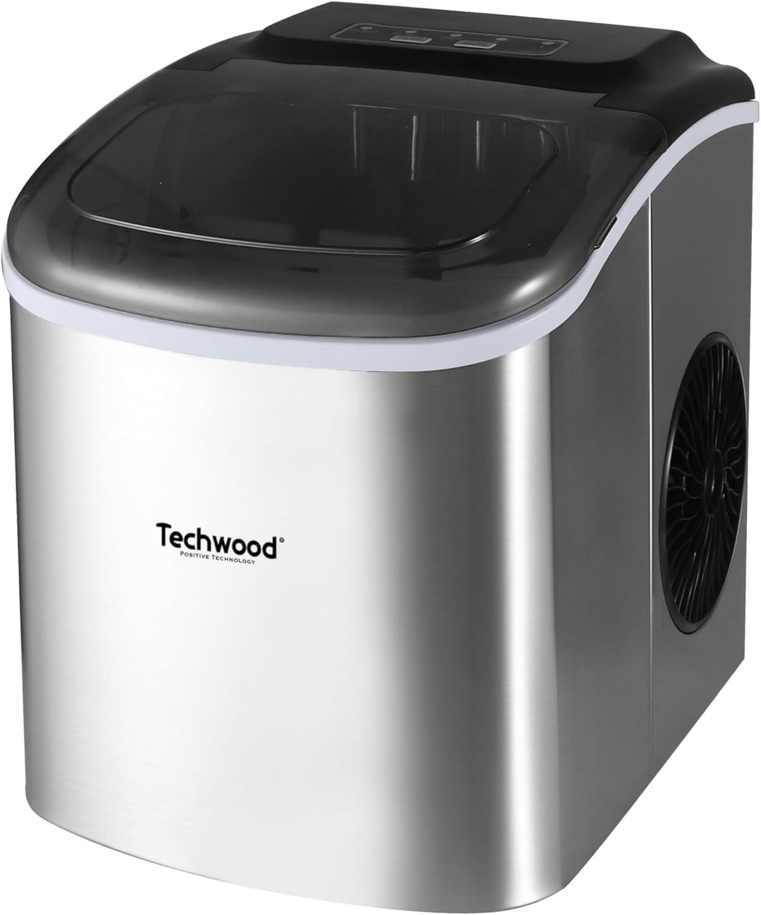 Techwood TMAG-1313 Eiswürfelmaschine, Edelstahl