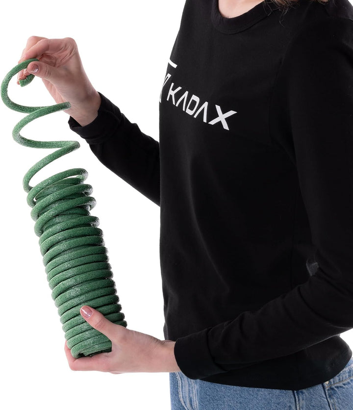 KADAX 4er Set Gartendraht 10mm x 10m, Bindedraht mit stabilem Stahlkern und schonender Schaumstoffbe