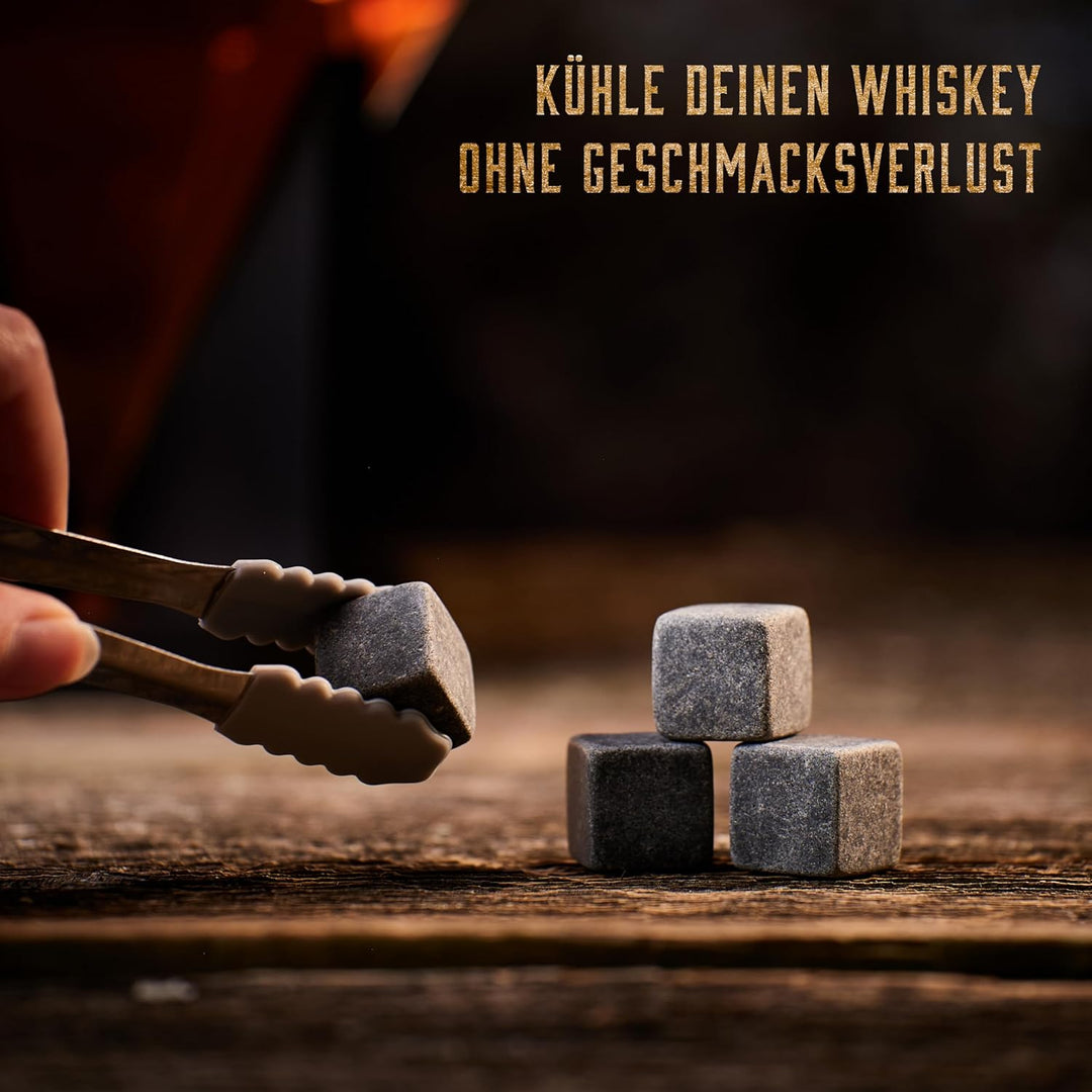 WHISISKEY Whisky Karaffe Set - Whiskey Geschenkset - Geschenke für Männer - Männergeschenke Geschenk