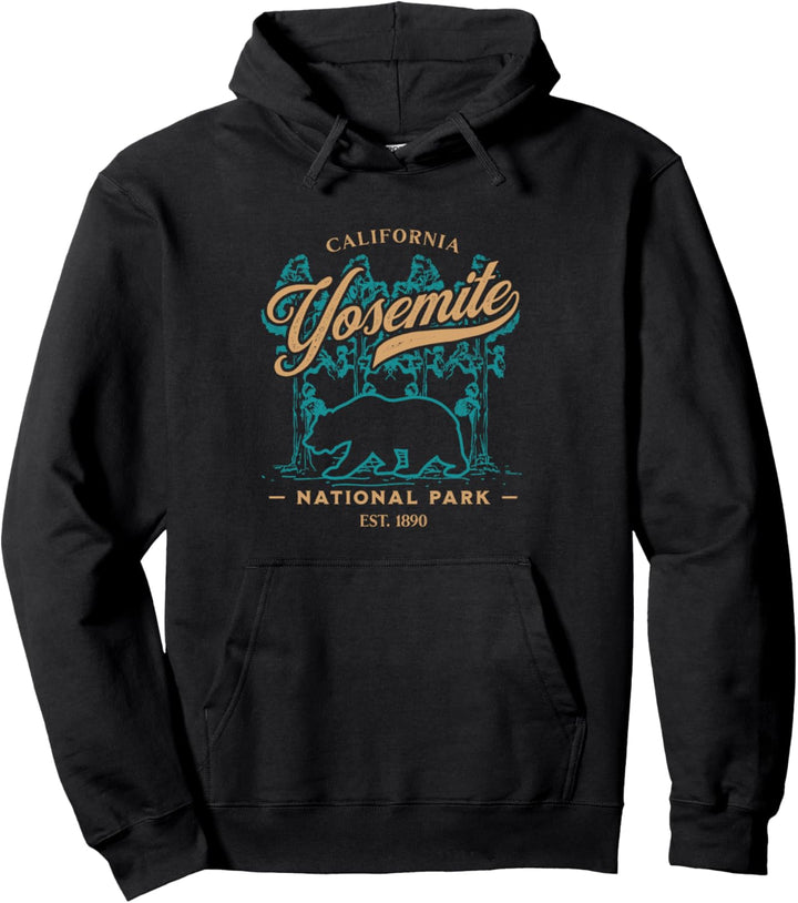 Yosemite Nationalpark im Vintage-Stil, Souvenir Pullover Hoodie