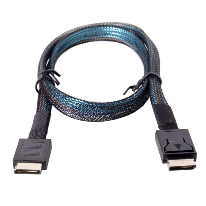 chenyang SFF-8611 Kabel OCuLink PCIe PCI-Express 4.0 SFF-8611 4i Stecker auf SFF-8611 Stecker Datenv