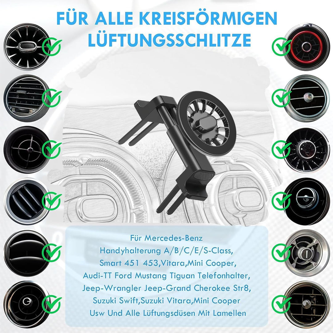 ICAILIN Autotelefonhalterung kompatibel passend für MercedeBenz Handyhalter A/B/C/E/S-Klasse Mini Co