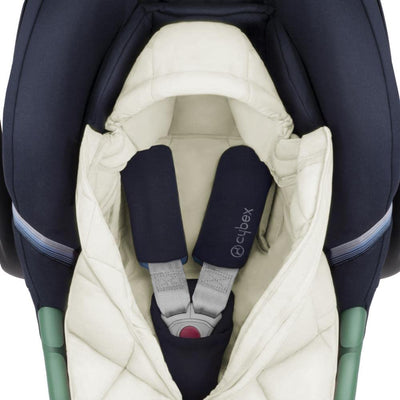 CYBEX Gold Fusssack Snøgga Mini 2, Für Babyschalen, Ab Geburt bis ca. 24 Monate, TOG 4, Seashell Bei