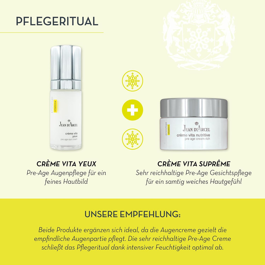 JEAN D'ARCEL PRESTIGE crème vita suprême – Sehr reichhaltige Feuchtigkeitscreme gegen extrem trocken