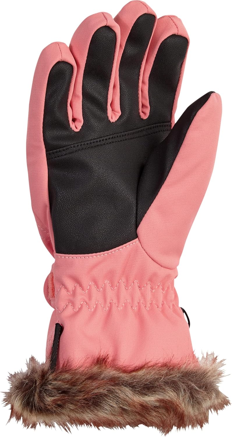 Ziener Mädchen LIM Ski-Handschuhe/Wintersport | warm, atmungsaktiv 7 pink vanilla stru, 7 pink vanil