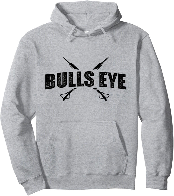 Bulls Eye - Coole Dartspieler-Motivpfeile Pullover Hoodie