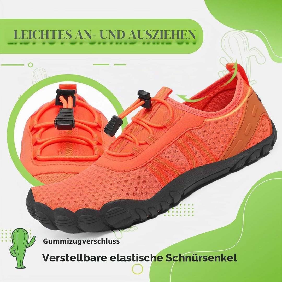 SAGUARO Unisex Barfuss Badeschuhe Wasserschuhe Schnell Trocknend Dicke Sohle rutschfest Atmungsaktiv