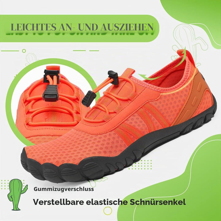 SAGUARO Unisex Barfuss Badeschuhe Wasserschuhe Schnell Trocknend Dicke Sohle rutschfest Atmungsaktiv