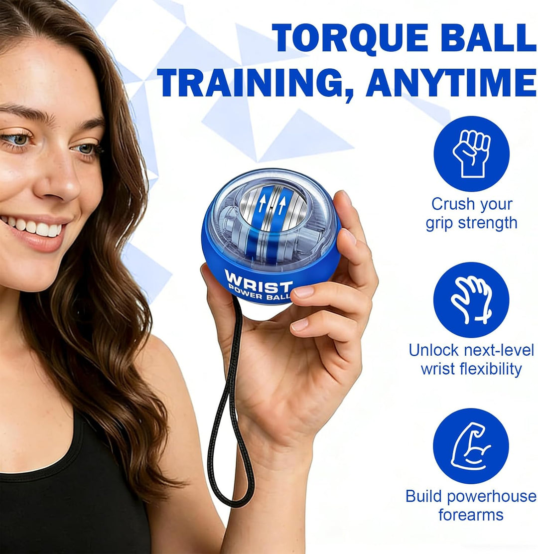 Gyroball Handtrainer, Handgelenk Trainer zur Stärkung von Armen, Fingern, Handgelenkknochen und Musk