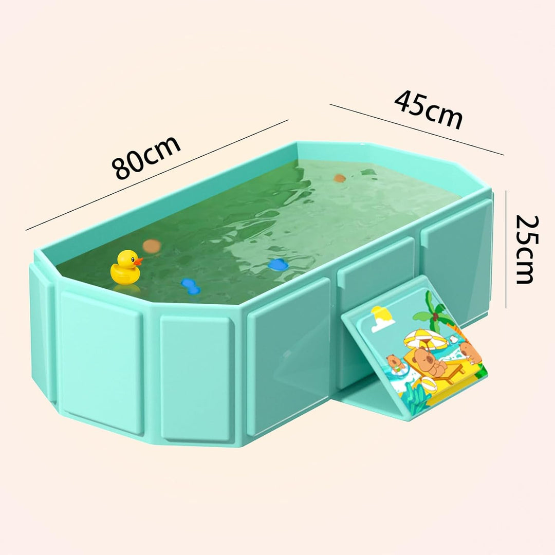 Faltbare Badewanne 75x45x25cm Tragbare Klappbare Multifunktionale Wanne für Familienmitglieder und H