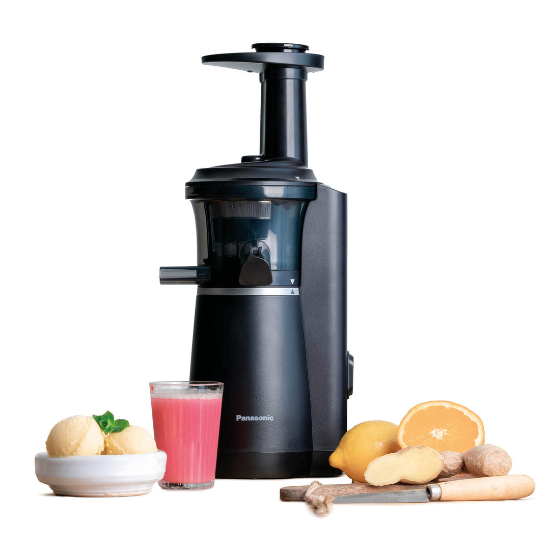 Panasonic Slow Juicer MJ-L501KXE Entsafter (Entsafter für Obst/Gemüse, Saftpresse, Sorbet Herstellun