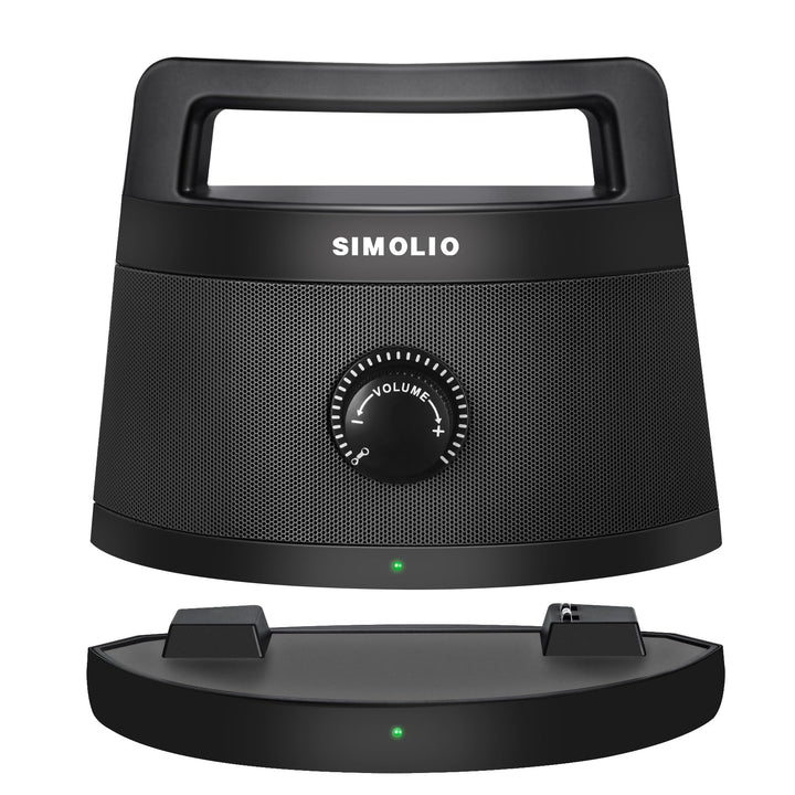 SIMOLIO TV Lautsprecher für Fernseher Kabellos, Tragbare Funklautsprecher für Senioren & Menschen, E